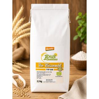 Bio Weizenmehl Typ 550 2,5kg