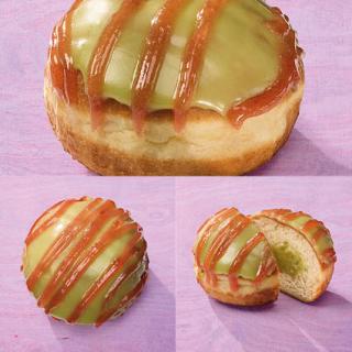 Strawberry Matcha Krapfen Vegan