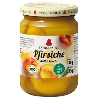 Pfirsiche halbe Frucht im Glas