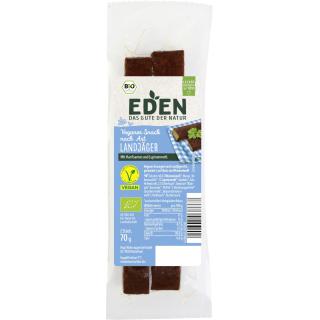 Vegane Brotzeit nach Landjäger