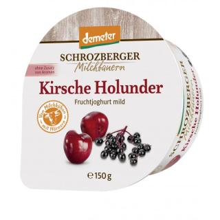 Jog. Kirsch Holunder 150g Becher