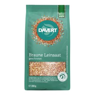 Leinsaat braun geschrotet 200g
